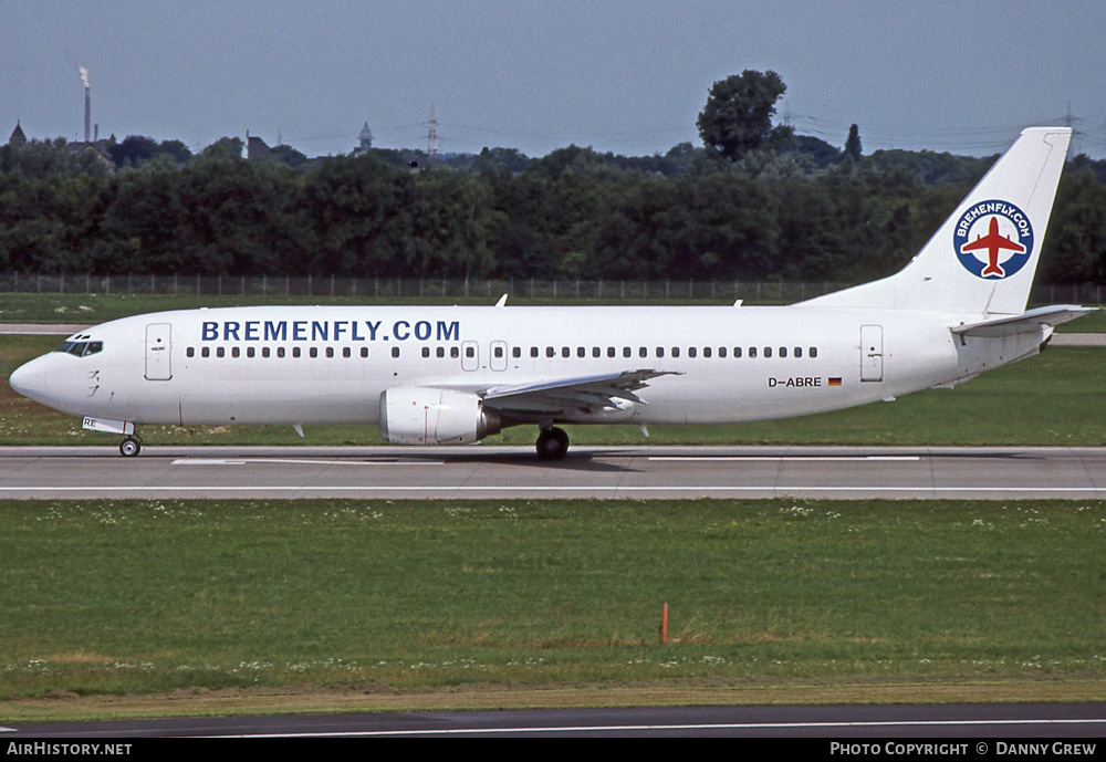 Aircraft Photo of D-ABRE | Boeing 737-46J | Bremenfly | AirHistory.net #403136