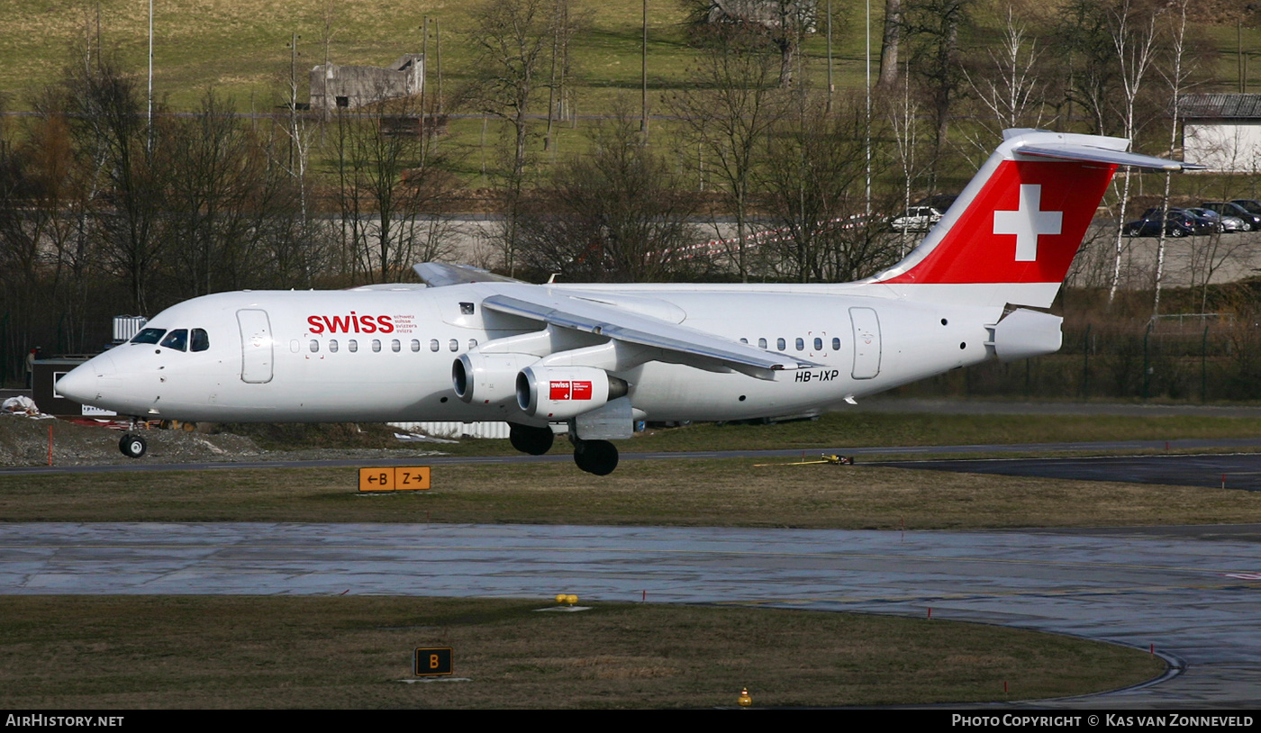Aircraft Photo of HB-IXP | British Aerospace Avro 146-RJ100 | Swiss International Air Lines | AirHistory.net #403143