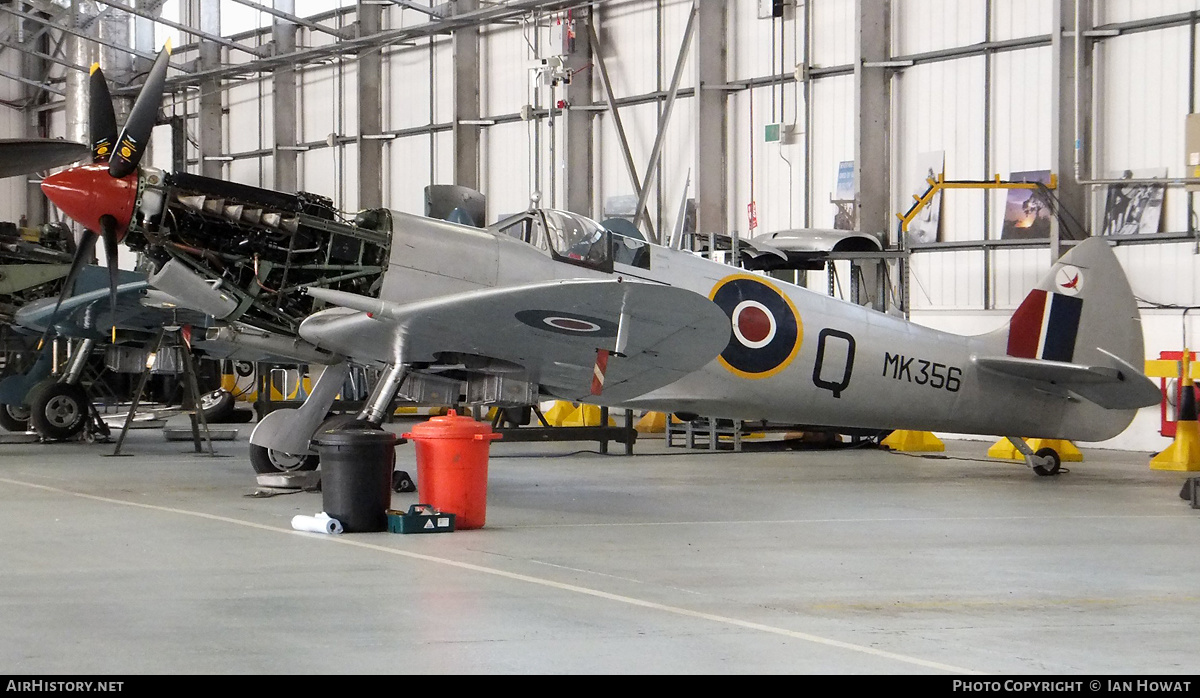 Aircraft Photo of MK356 | Supermarine 361 Spitfire F9E | UK - Air Force | AirHistory.net #403144