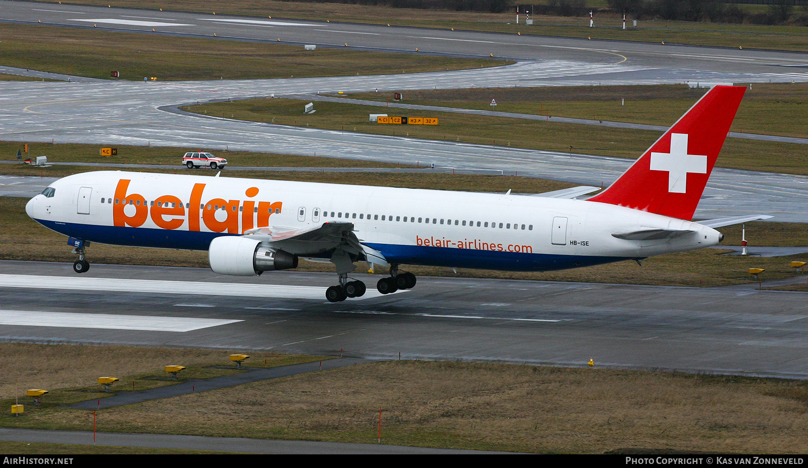 Aircraft Photo of HB-ISE | Boeing 767-3Q8/ER | Belair | AirHistory.net #403145