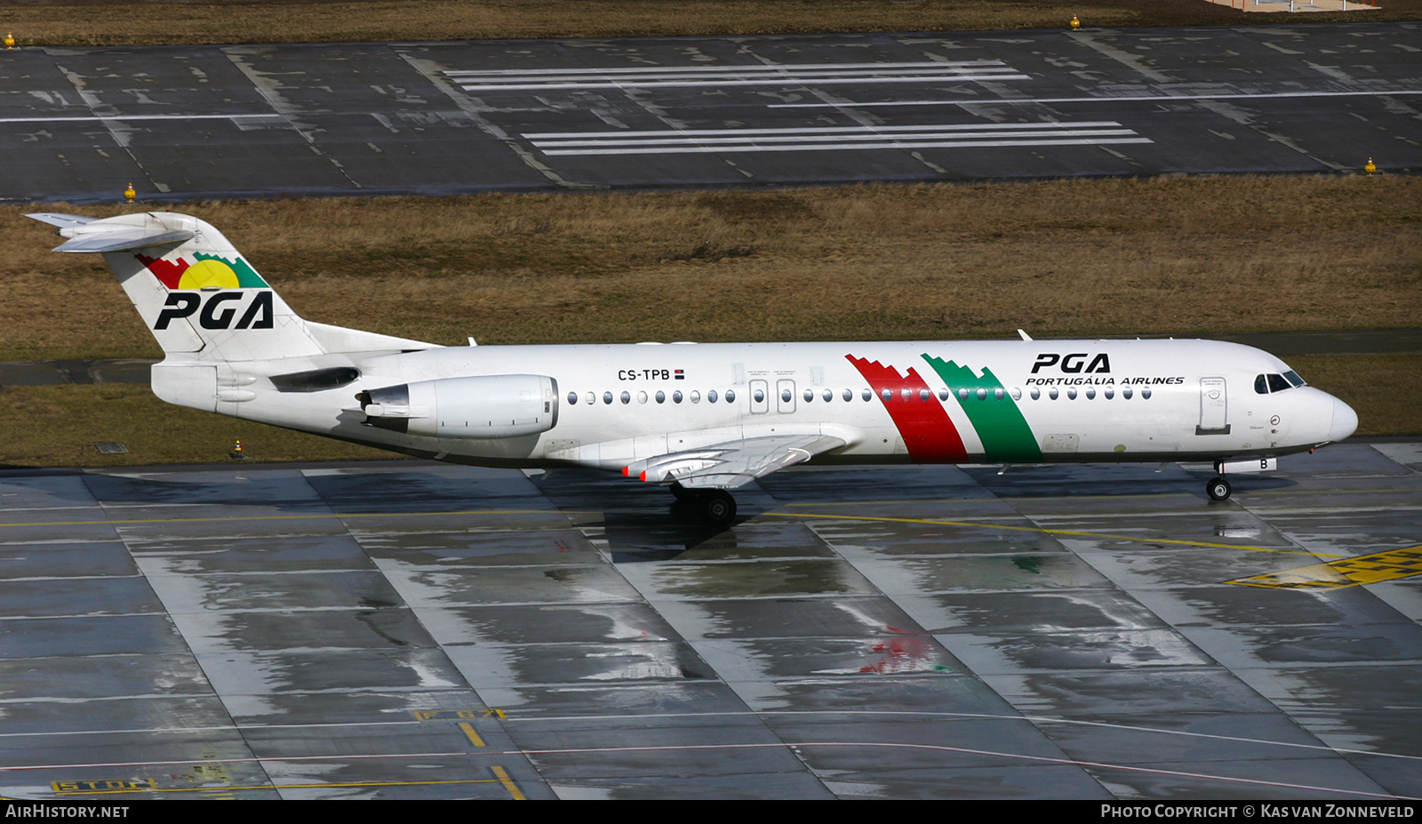 Aircraft Photo of CS-TPB | Fokker 100 (F28-0100) | Portugália Airlines - PGA | AirHistory.net #403146