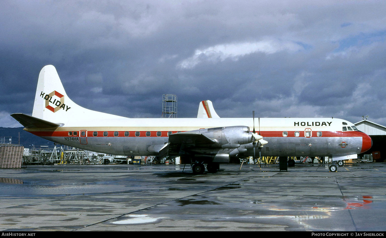 Aircraft Photo of N974HA | Lockheed L-188A Electra | Holiday Airlines | AirHistory.net #403186