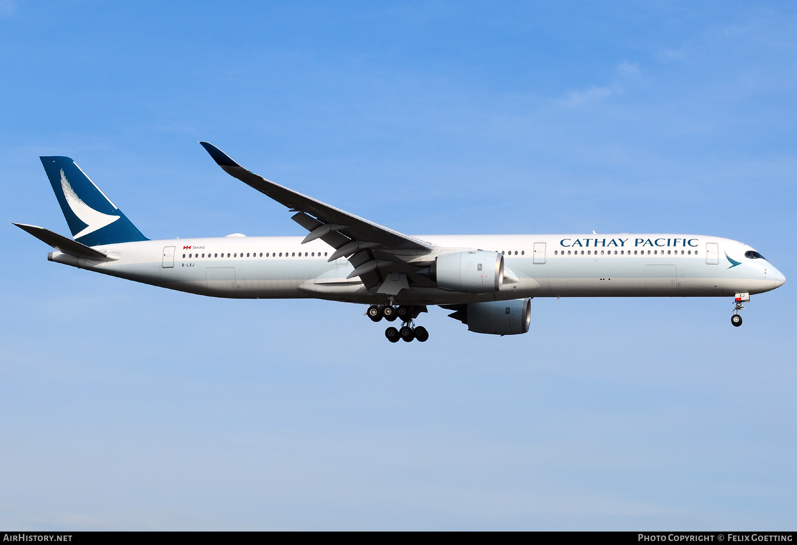 Aircraft Photo of B-LXJ | Airbus A350-1041 | Cathay Pacific Airways | AirHistory.net #403220