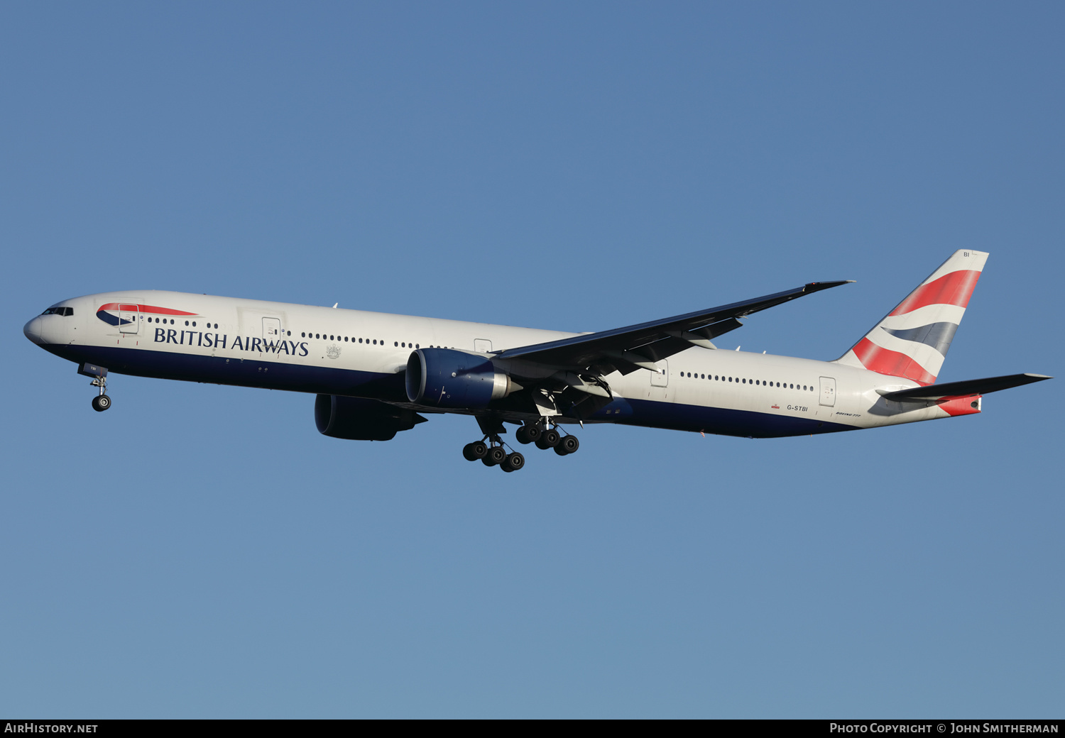 Aircraft Photo of G-STBI | Boeing 777-336/ER | British Airways | AirHistory.net #403229