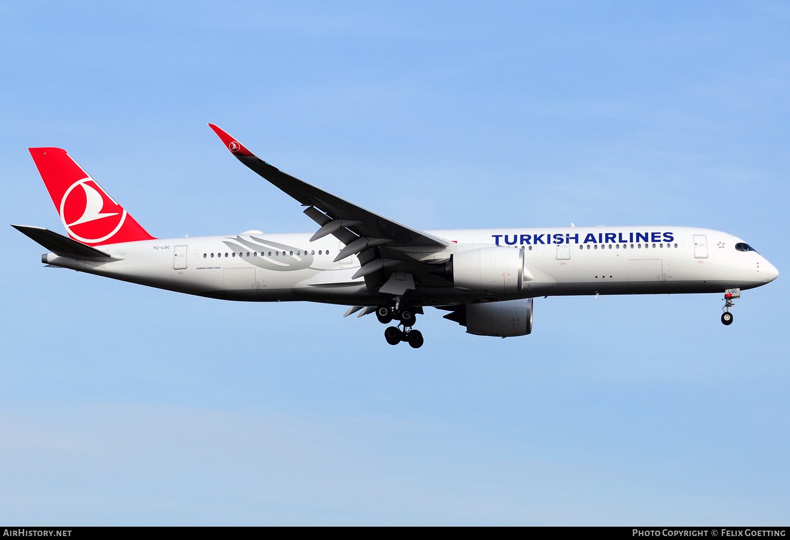 Aircraft Photo of TC-LGC | Airbus A350-941 | Turkish Airlines | AirHistory.net #403246