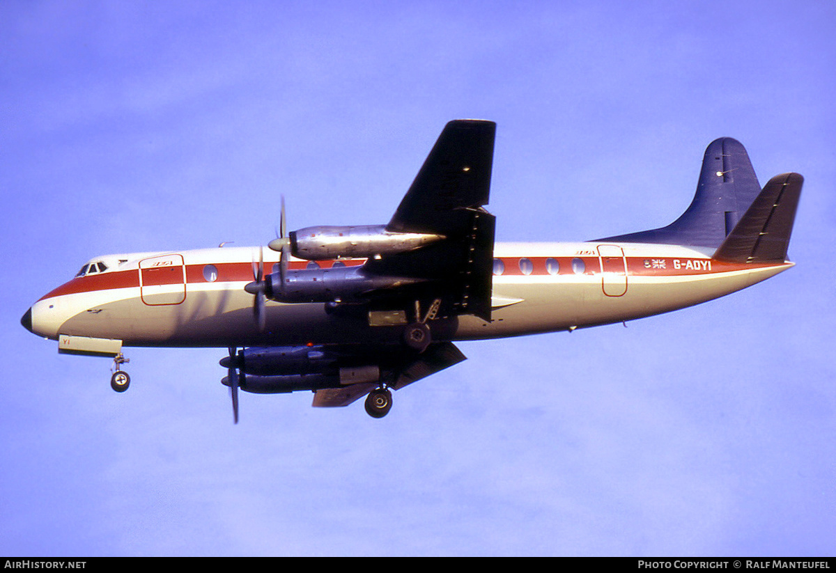 Aircraft Photo of G-AOYI | Vickers 806 Viscount | BEA - British European Airways | AirHistory.net #403256