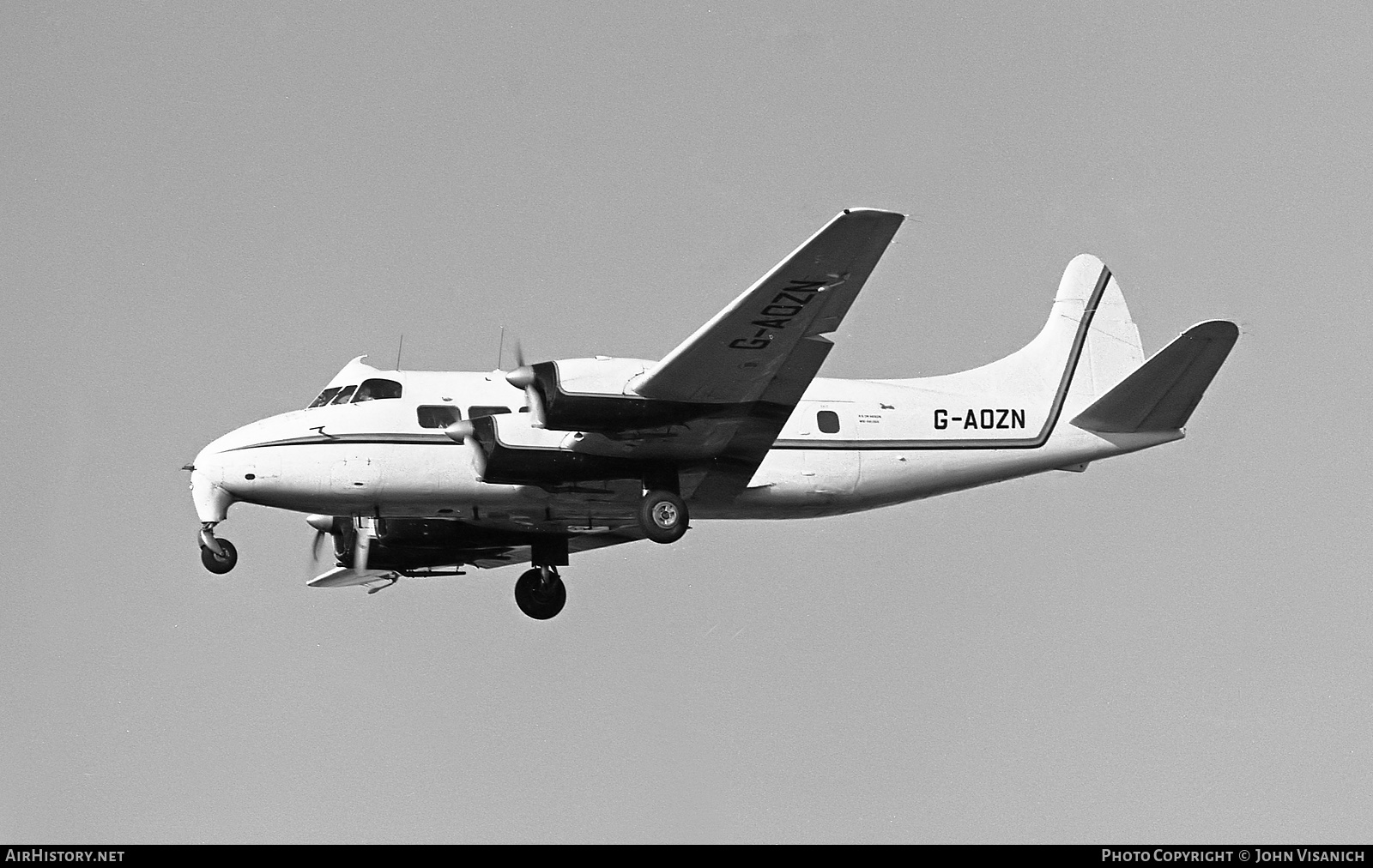 Aircraft Photo of G-AOZN | De Havilland D.H. 114 Heron 1B | AirHistory.net #403266