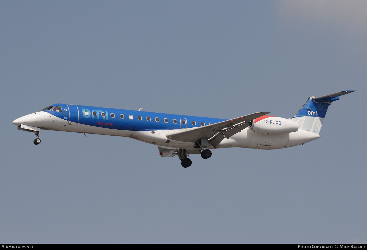 Aircraft Photo of G-RJXD | Embraer ERJ-145EP (EMB-145EP) | BMI Regional | AirHistory.net #403282