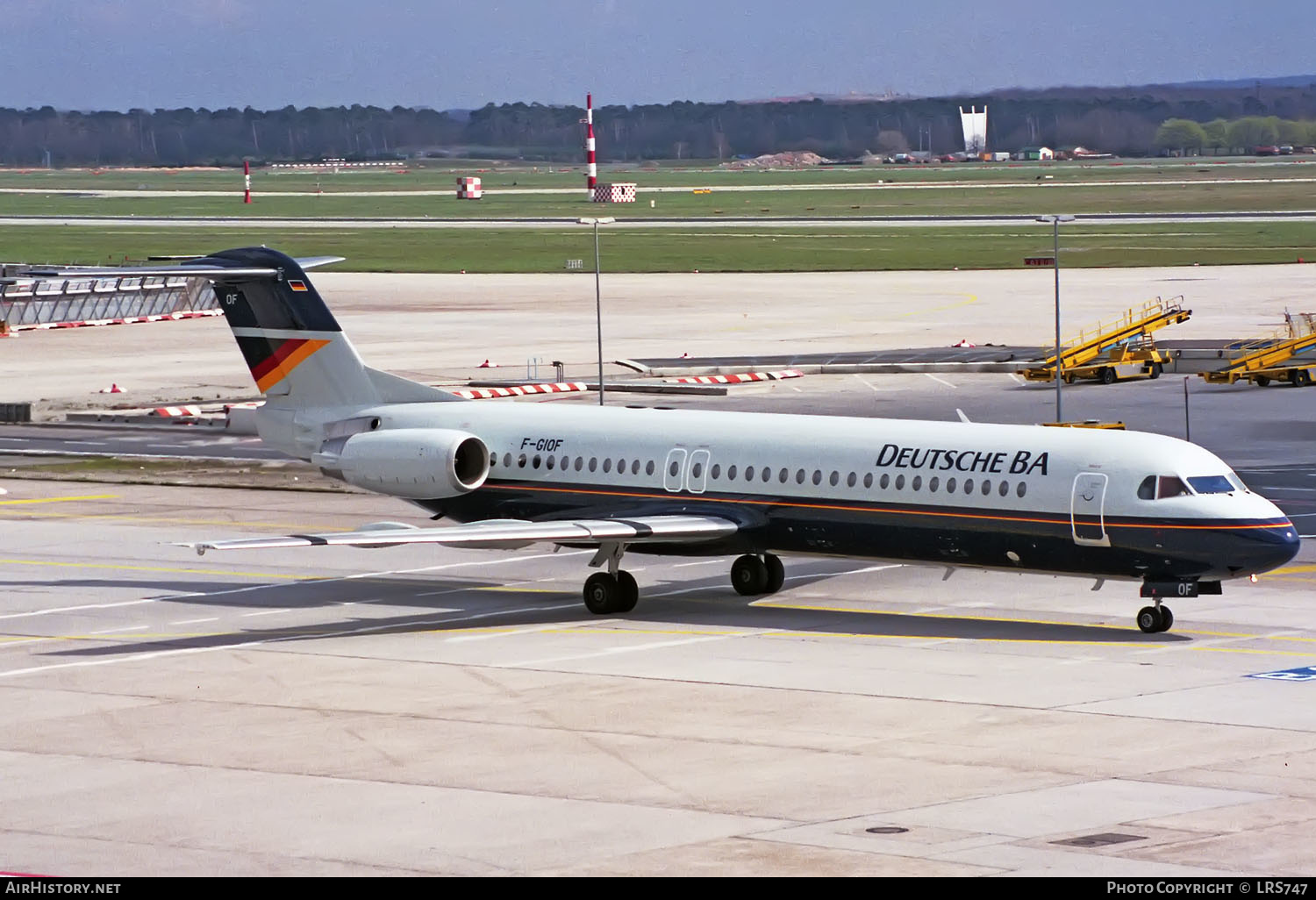 Aircraft Photo of F-GIOF | Fokker 100 (F28-0100) | Deutsche BA | AirHistory.net #403293