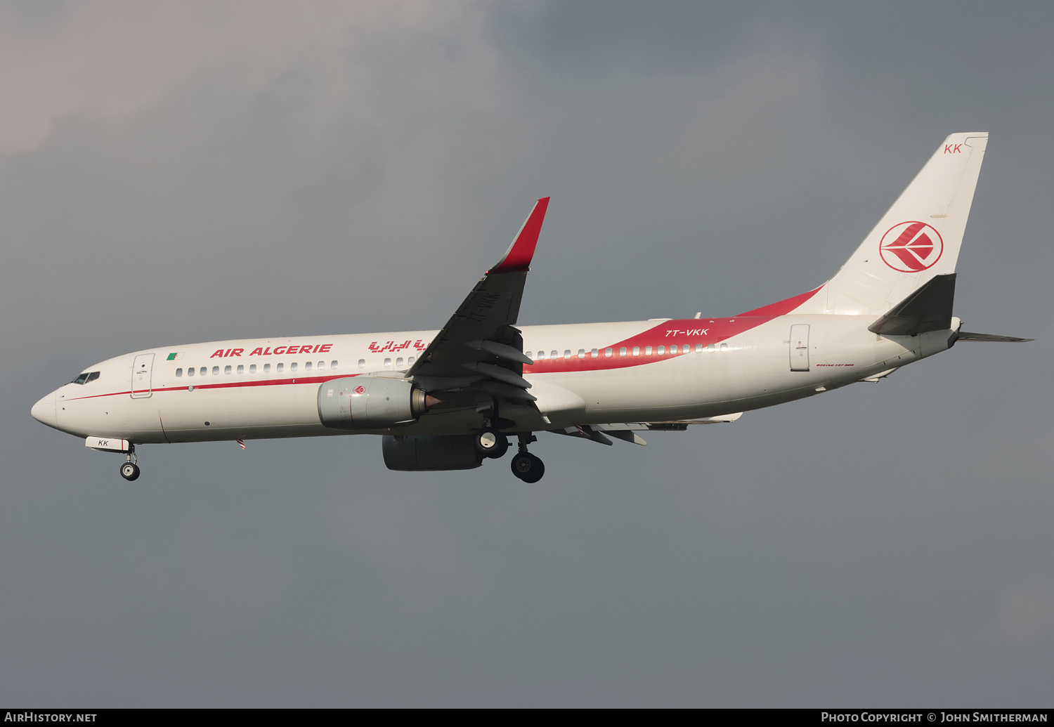 Aircraft Photo of 7T-VKK | Boeing 737-8D6 | Air Algérie | AirHistory.net #403299