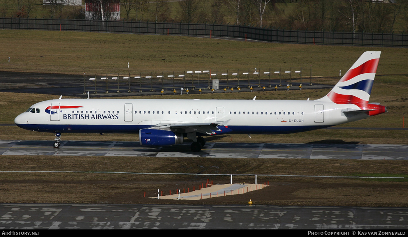 Aircraft Photo of G-EUXH | Airbus A321-231 | British Airways | AirHistory.net #403305