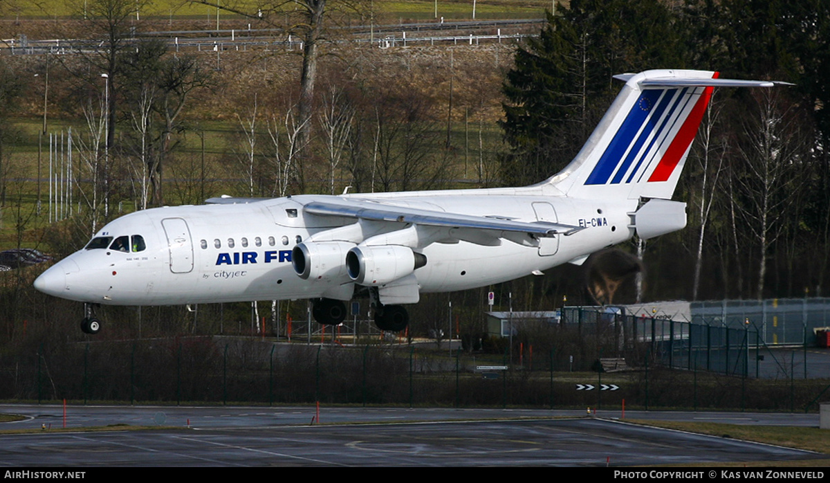 Aircraft Photo of EI-CWA | British Aerospace BAe-146-200A | Air France | AirHistory.net #403311