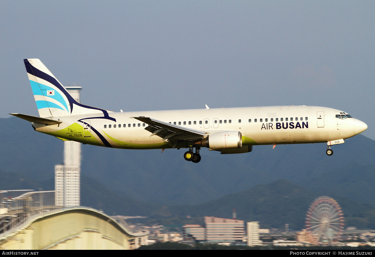 Aircraft Photo of HL7508 | Boeing 737-48E | Air Busan | AirHistory.net #403320