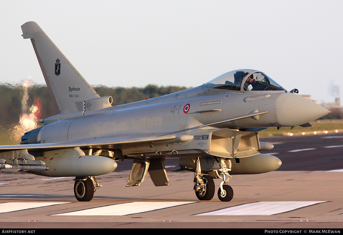 Aircraft Photo of MM7294 | Eurofighter EF-2000 Typhoon S | Italy - Air Force | AirHistory.net #403336
