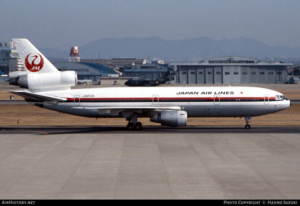 Aircraft Photo of JA8538 | McDonnell Douglas DC-10-40I | Japan Air Lines - JAL | AirHistory.net #403350