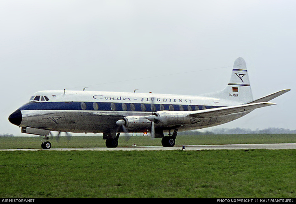 Aircraft Photo of D-ANIP | Vickers 814 Viscount | Condor Flugdienst | AirHistory.net #403353