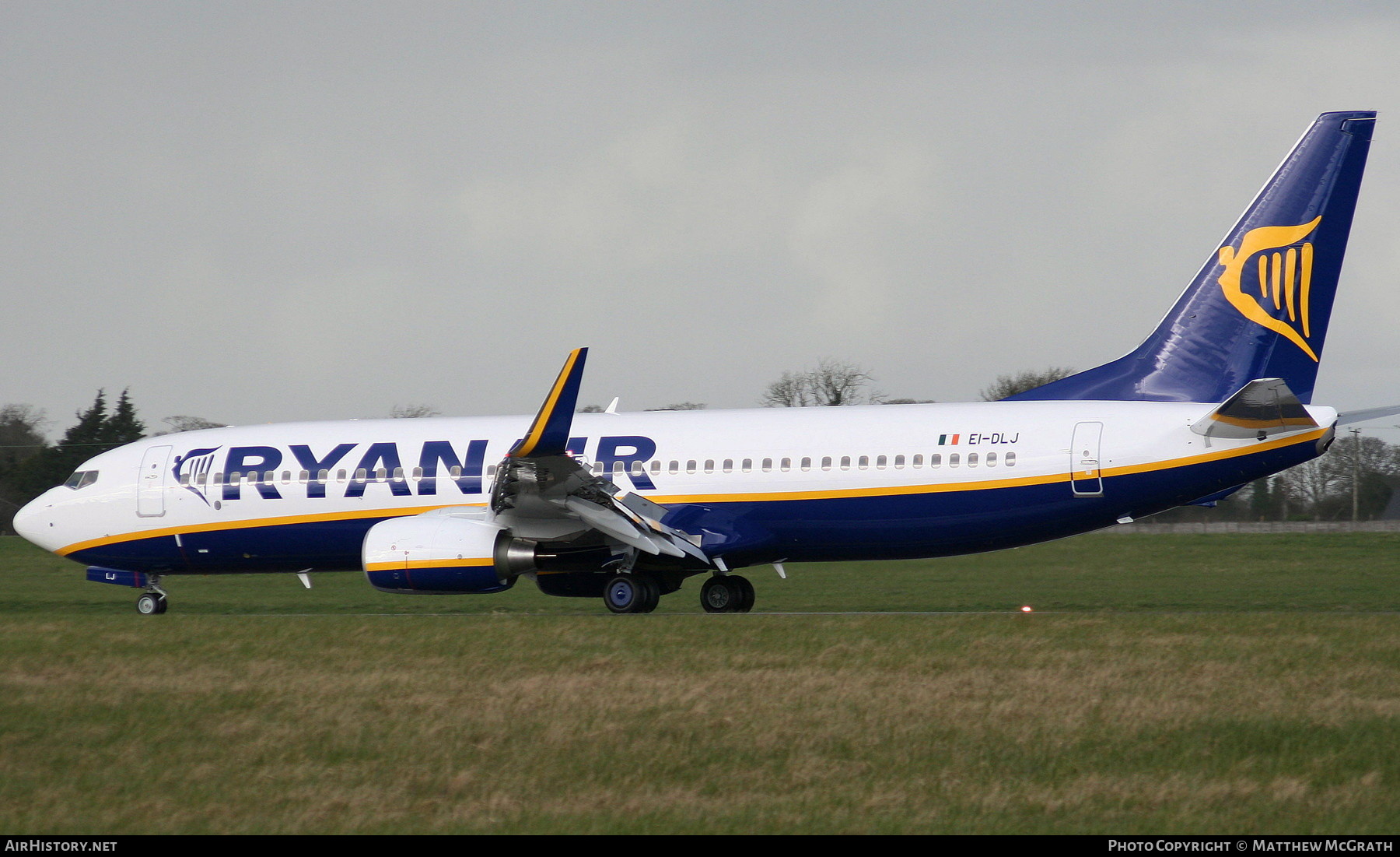 Aircraft Photo of EI-DLJ | Boeing 737-8AS | Ryanair | AirHistory.net #403378