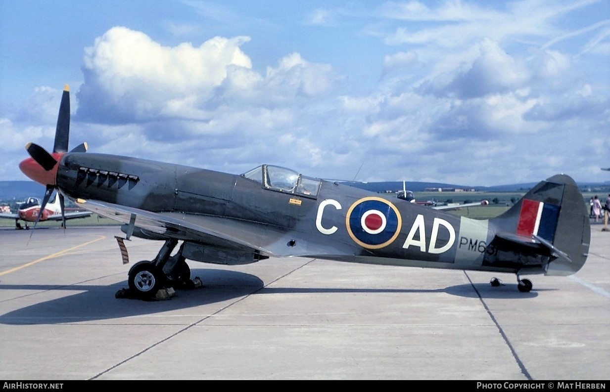 Aircraft Photo of PM631 | Supermarine 389 Spitfire PR19 | UK - Air Force | AirHistory.net #403390