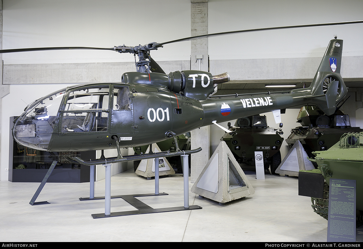 Aircraft Photo of TO-001 | Aerospatiale HO-42 Partizan | Slovenia - Air Force | AirHistory.net #403392