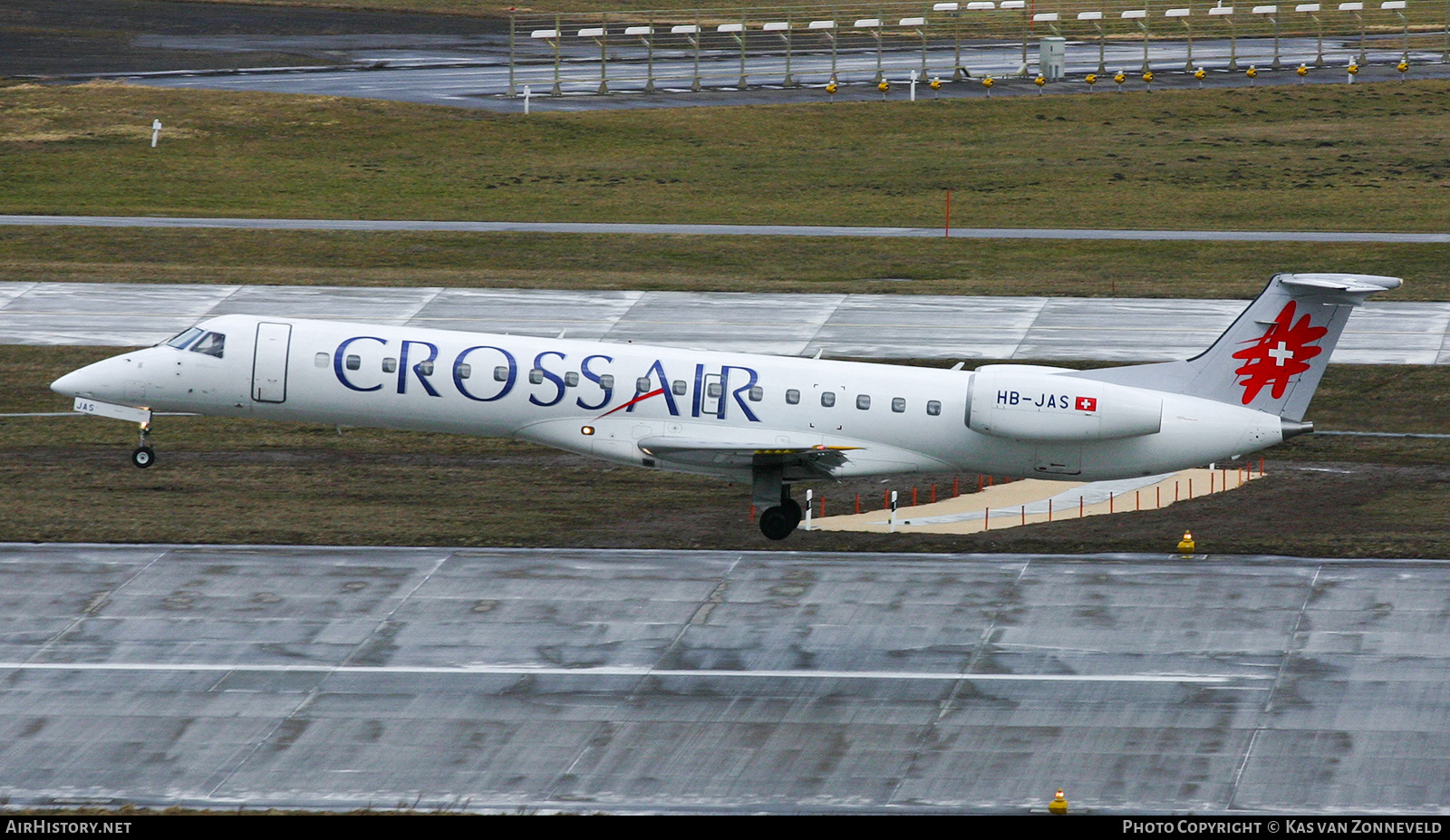 Aircraft Photo of HB-JAS | Embraer ERJ-145LU (EMB-145LU) | Crossair | AirHistory.net #403401