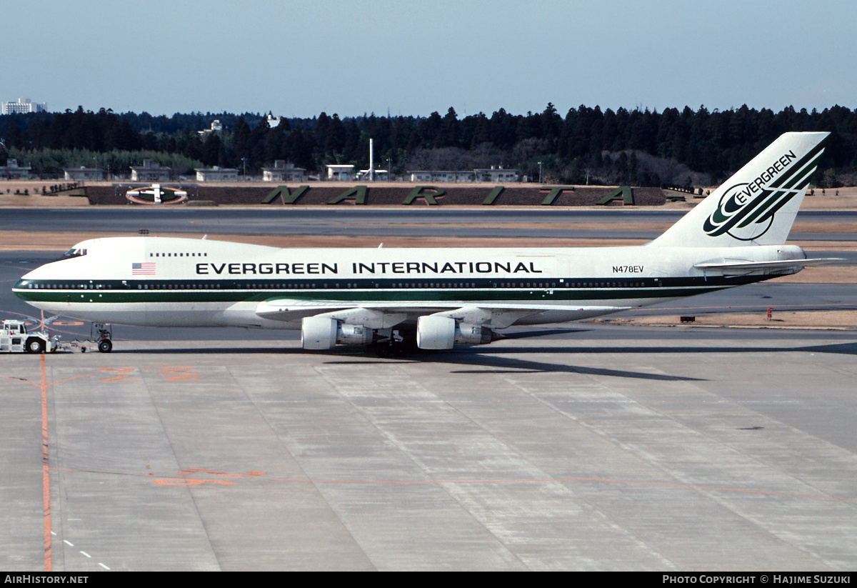 Aircraft Photo of N478EV | Boeing 747SR-46(SF) | Evergreen International Airlines | AirHistory.net #403410