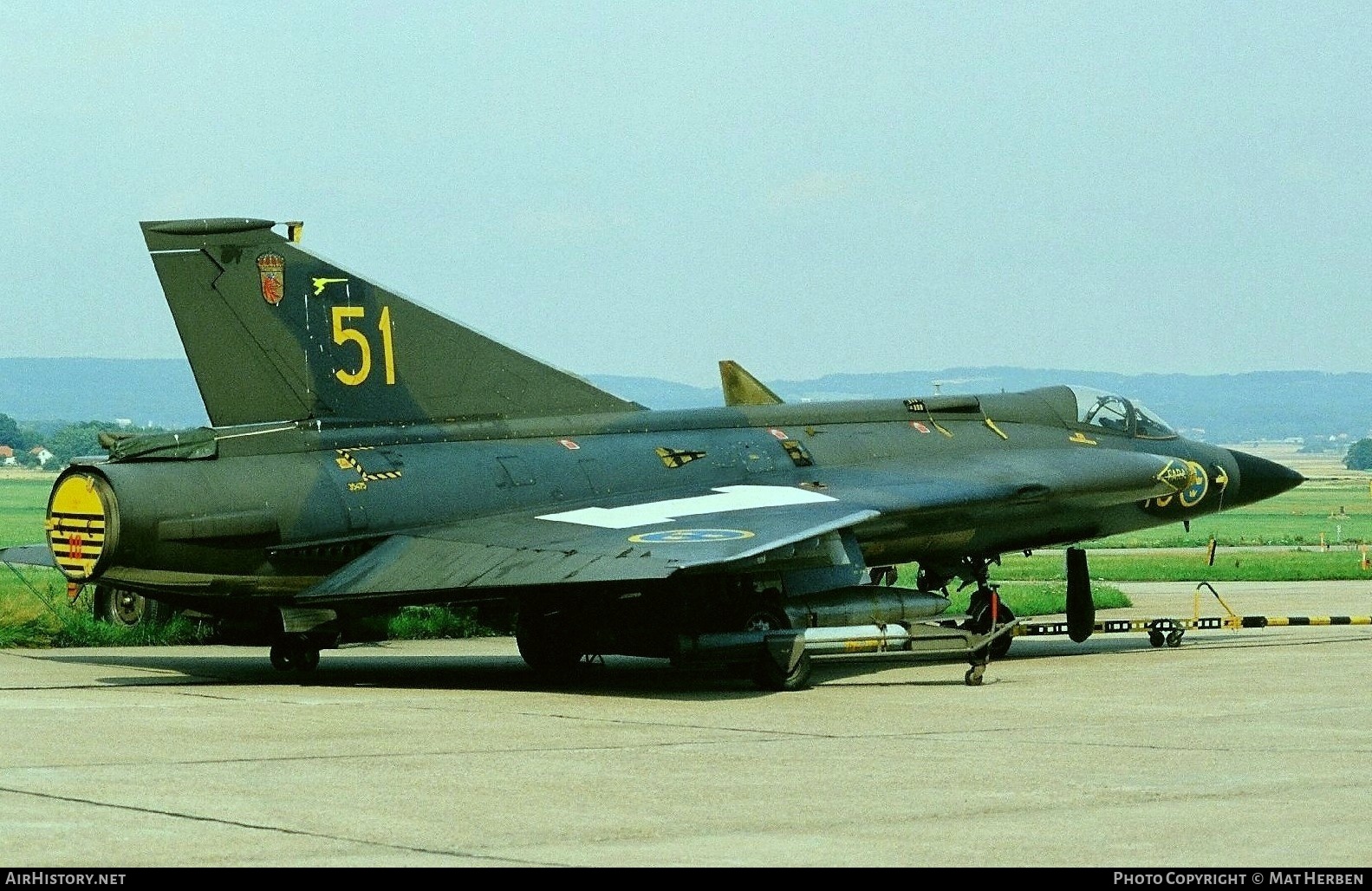 Aircraft Photo of 35475 | Saab J35F-1 Draken | Sweden - Air Force | AirHistory.net #403430