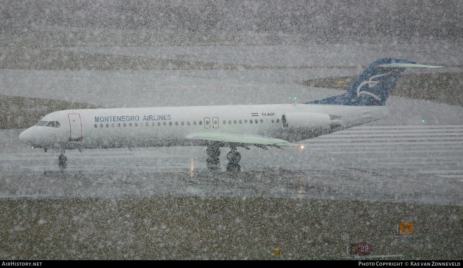 Aircraft Photo of YU-AOP | Fokker 100 (F28-0100) | Montenegro Airlines | AirHistory.net #403432