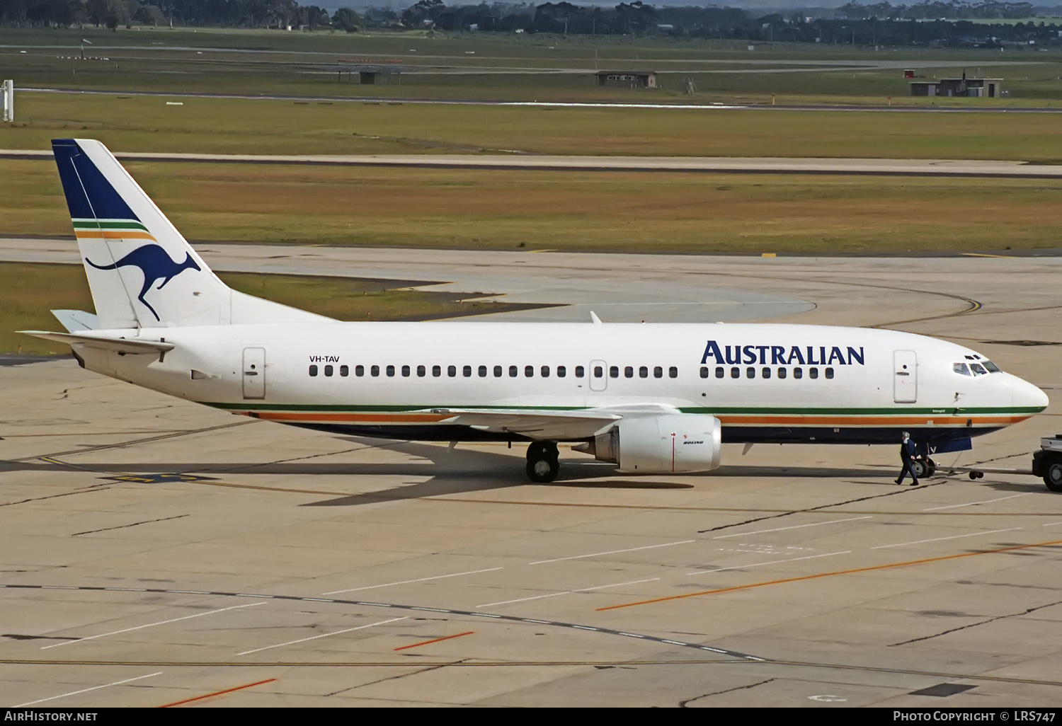 Aircraft Photo of VH-TAV | Boeing 737-376 | Australian Airlines | AirHistory.net #403435