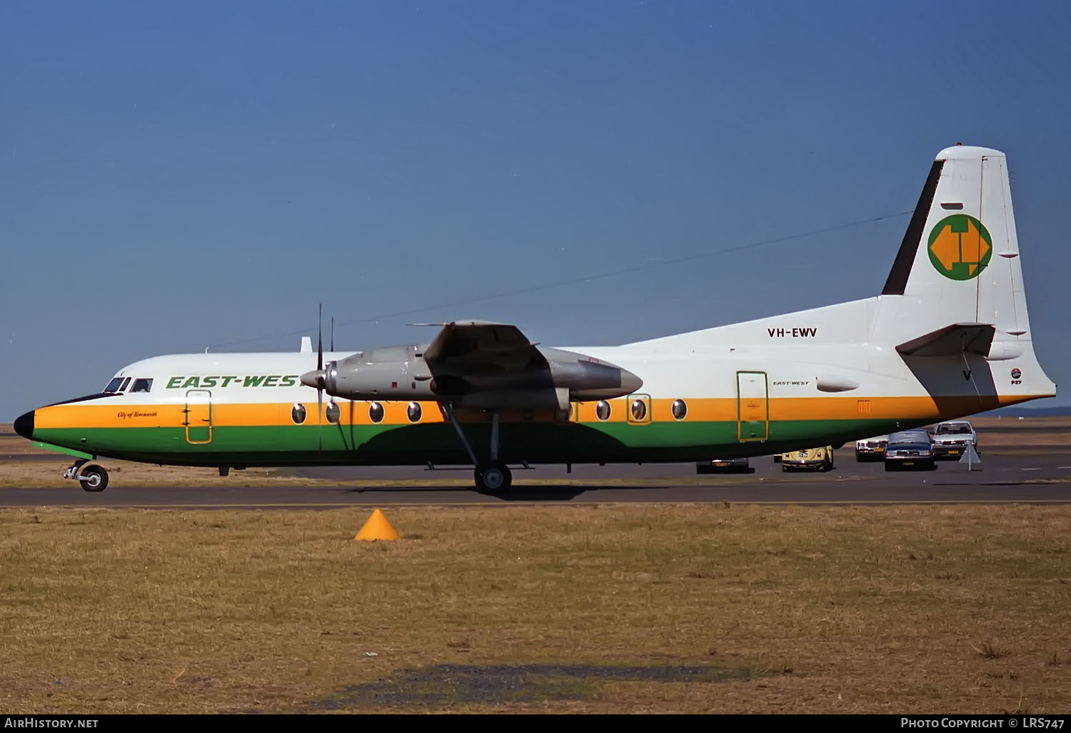 Aircraft Photo of VH-EWV | Fokker F27-500 Friendship | East-West Airlines | AirHistory.net #403437