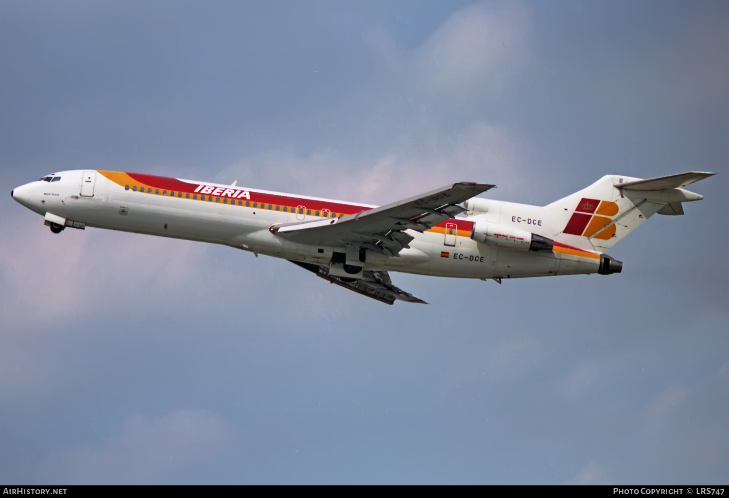 Aircraft Photo of EC-DCE | Boeing 727-256/Adv | Iberia | AirHistory.net #403444