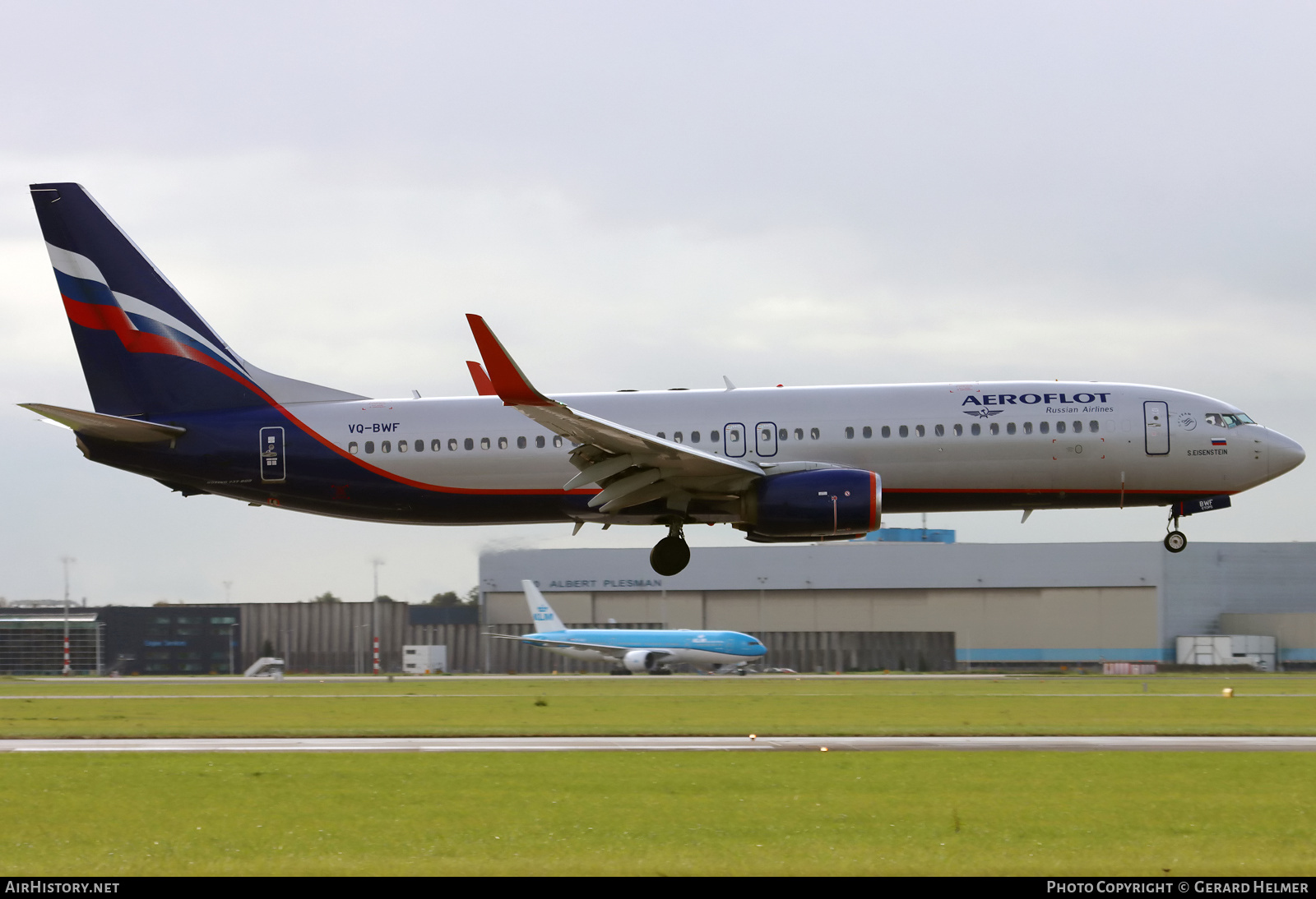 Aircraft Photo of VQ-BWF | Boeing 737-8LJ | Aeroflot - Russian Airlines | AirHistory.net #403462