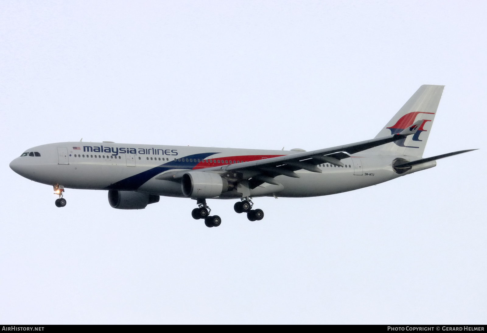 Aircraft Photo of 9M-MTU | Airbus A330-223 | Malaysia Airlines | AirHistory.net #403463