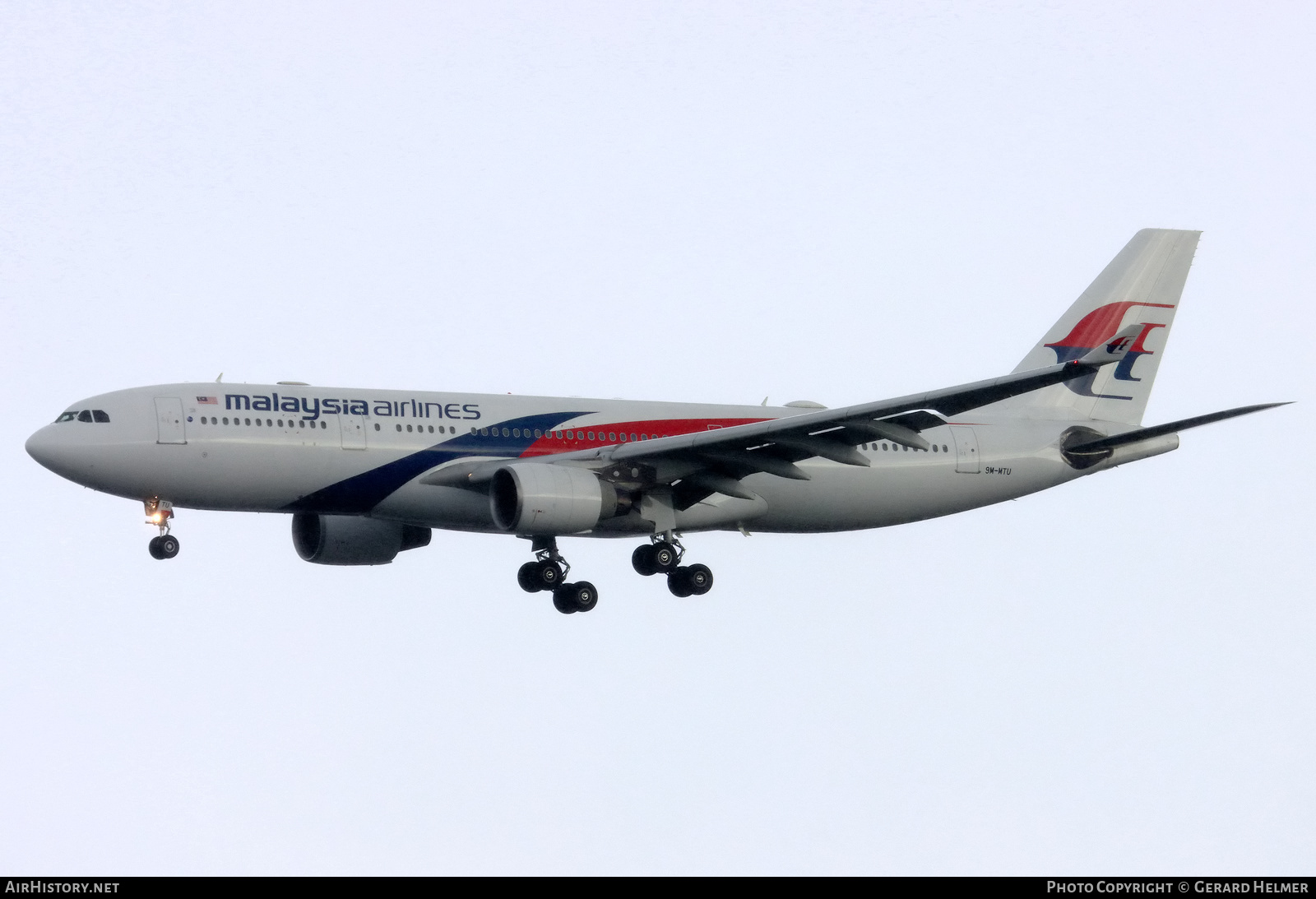 Aircraft Photo of 9M-MTU | Airbus A330-223 | Malaysia Airlines | AirHistory.net #403463