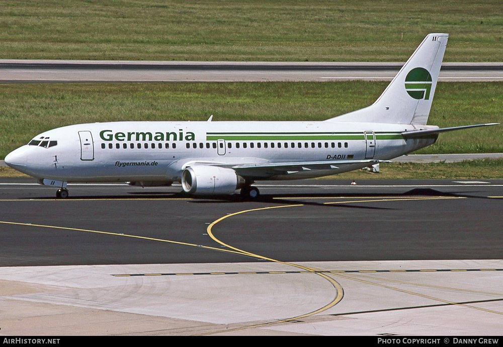 Aircraft Photo of D-ADII | Boeing 737-329 | Germania | AirHistory.net #403466