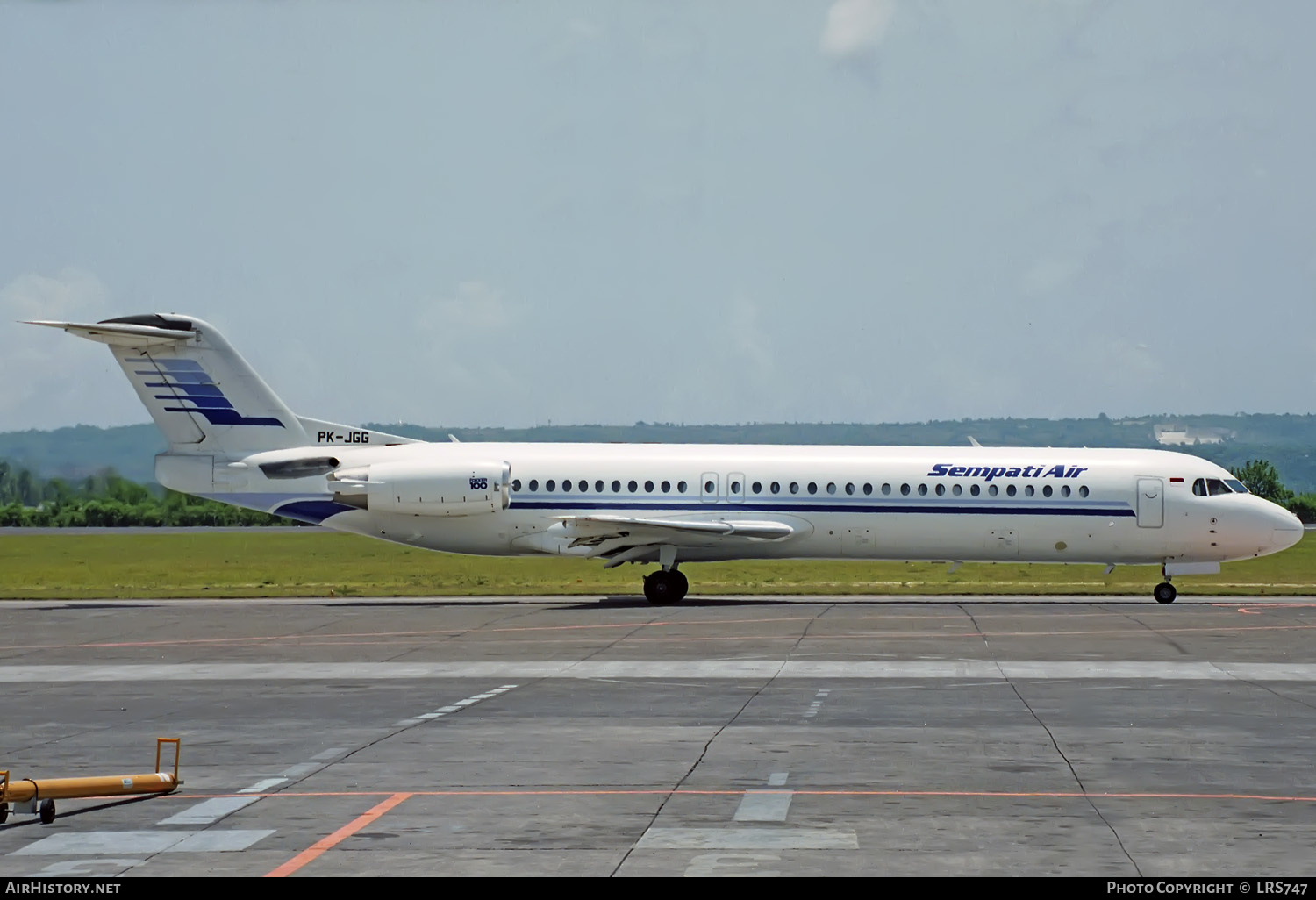 Aircraft Photo of PK-JGG | Fokker 100 (F28-0100) | Sempati Air | AirHistory.net #403513