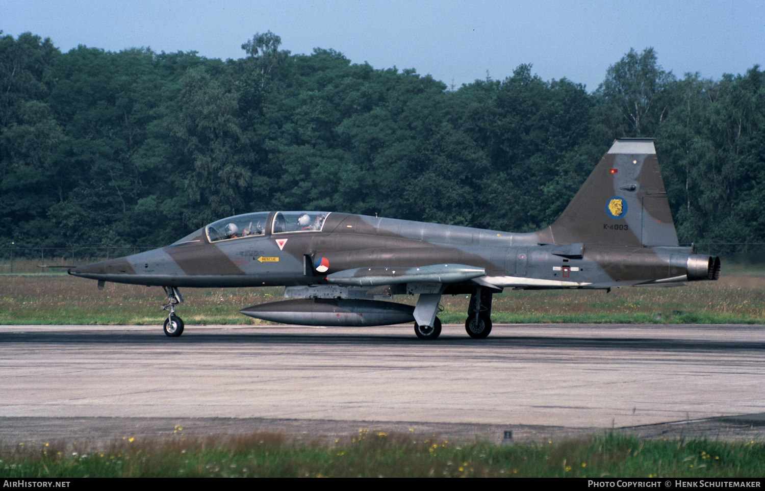 Aircraft Photo of K-4003 | Canadair NF-5B | Netherlands - Air Force | AirHistory.net #403516