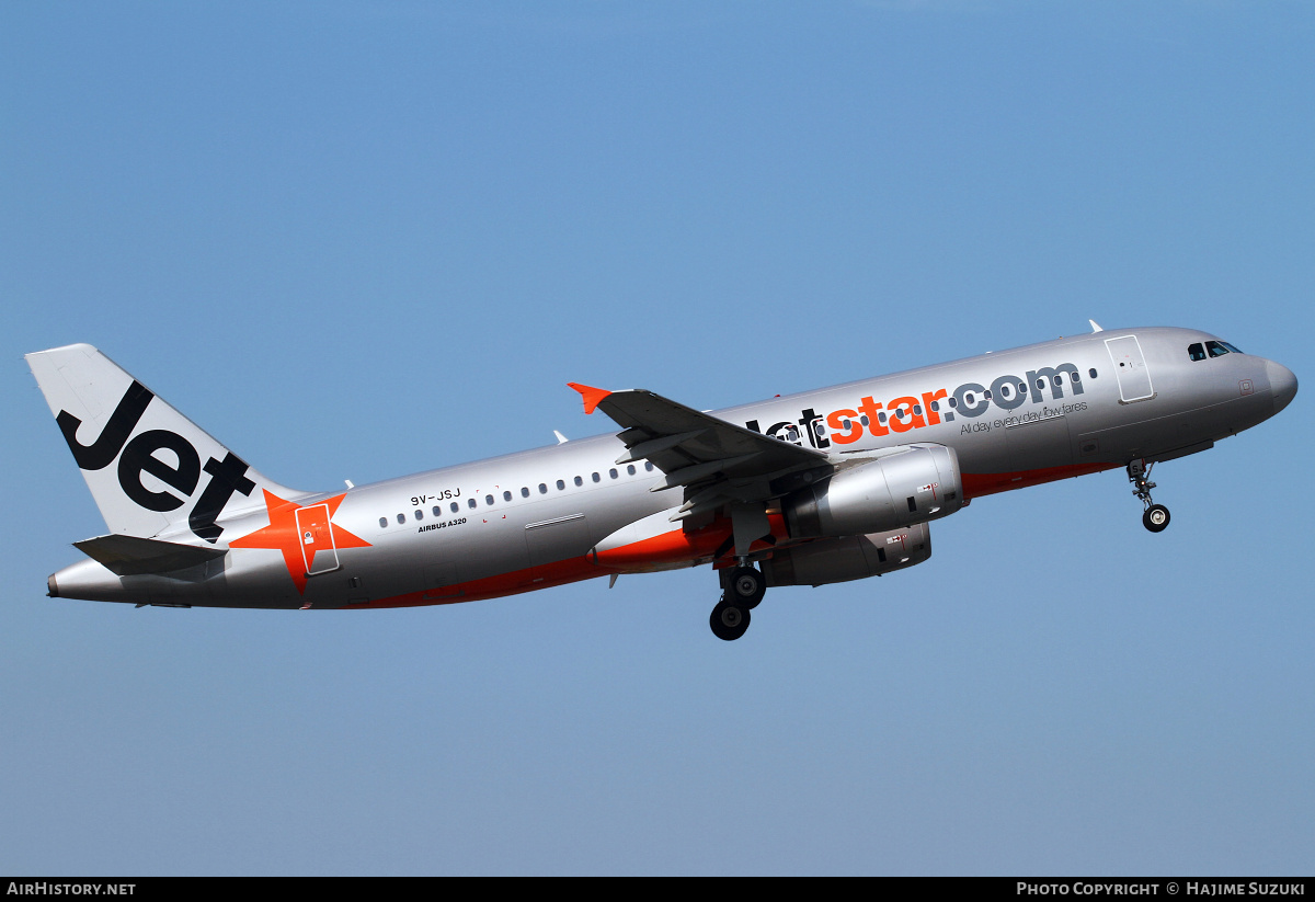 Aircraft Photo of 9V-JSJ | Airbus A320-232 | Jetstar Airways | AirHistory.net #403539