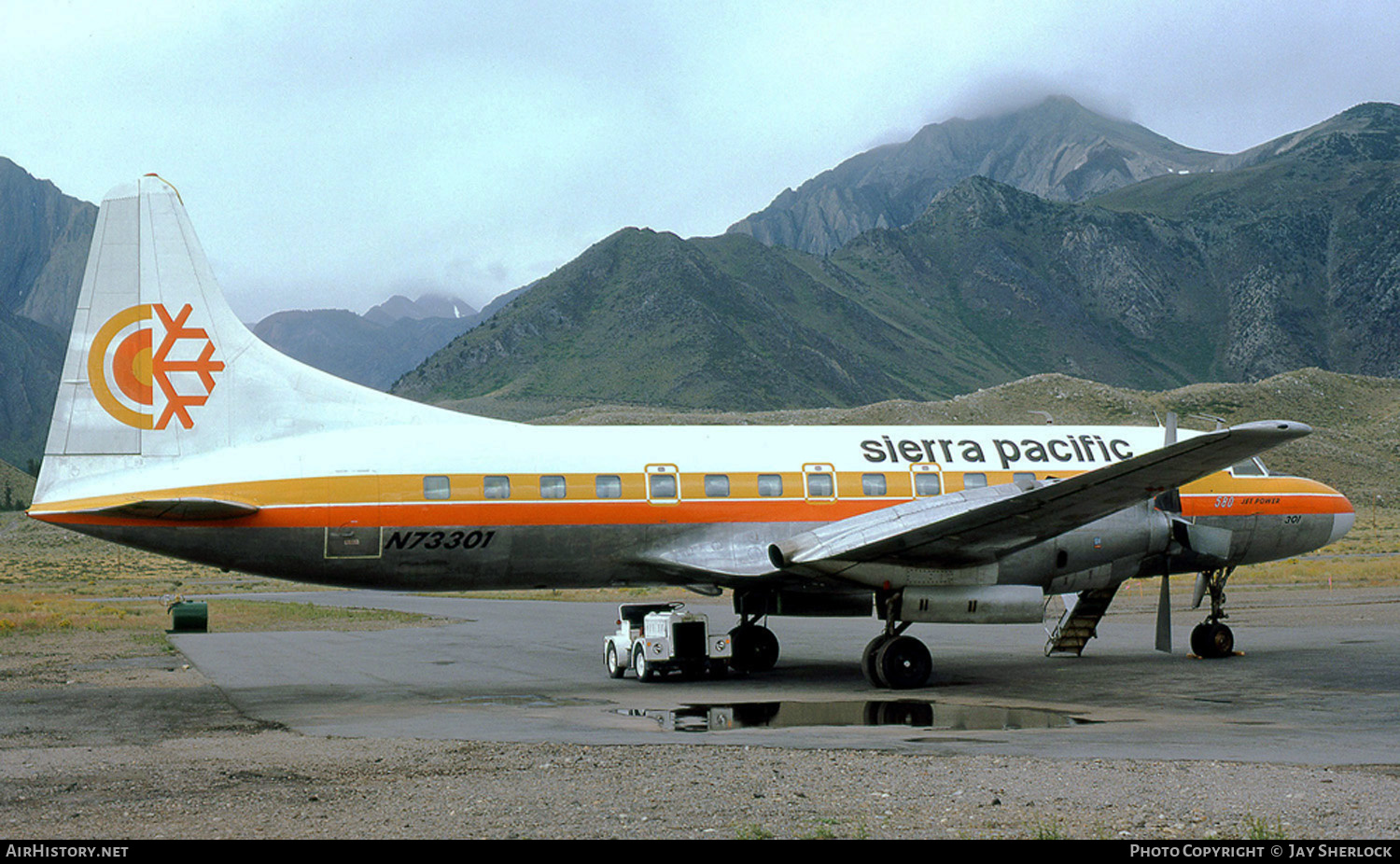 Aircraft Photo of N73301 | Convair 580 | Sierra Pacific Airlines | AirHistory.net #403542