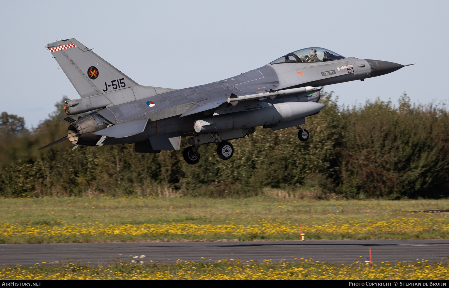 Aircraft Photo of J-515 | General Dynamics F-16AM Fighting Falcon | Netherlands - Air Force | AirHistory.net #403566