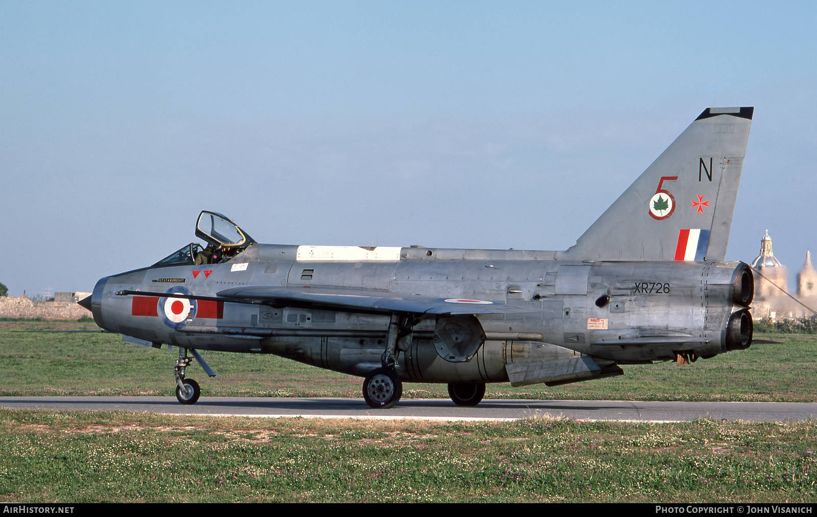 Aircraft Photo of XR726 | English Electric Lightning F6 | UK - Air Force | AirHistory.net #403568