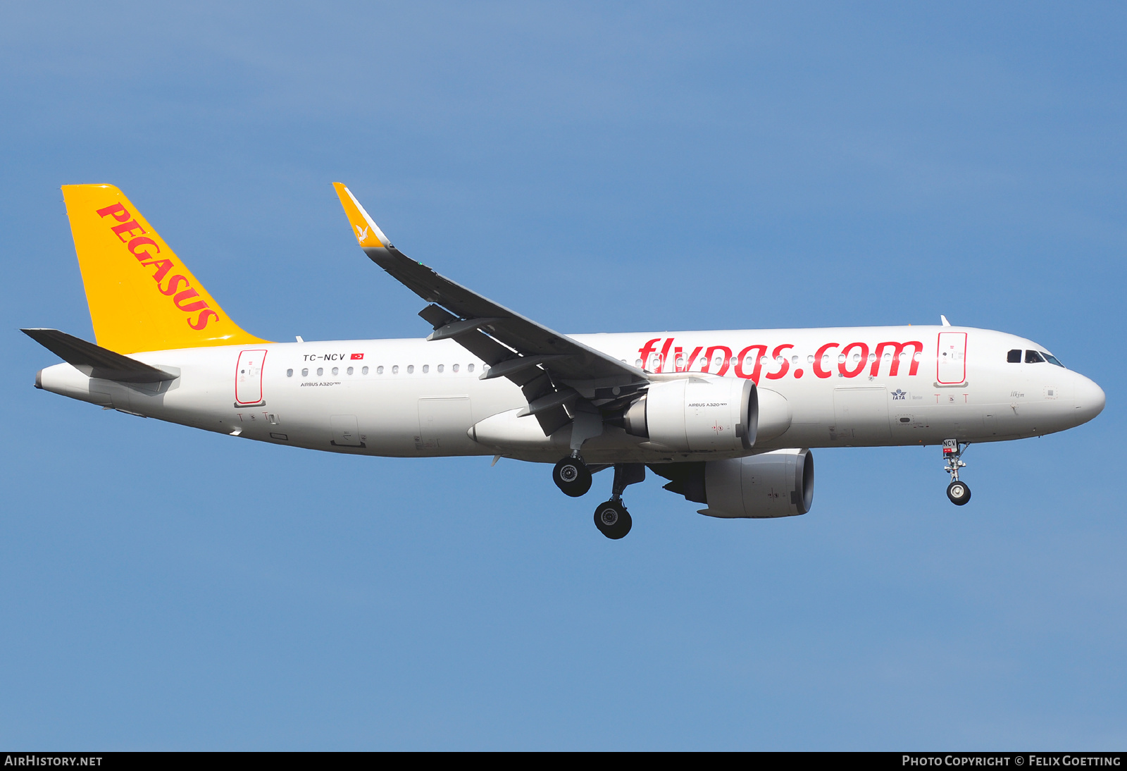 Aircraft Photo of TC-NCV | Airbus A320-251N | Pegasus Airlines | AirHistory.net #403570