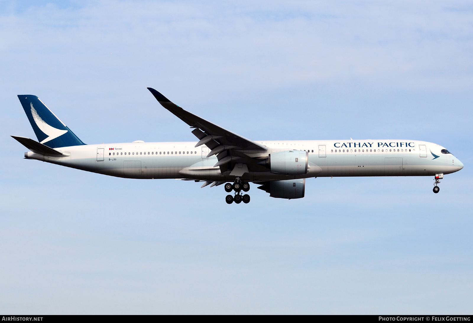 Aircraft Photo of B-LXG | Airbus A350-1041 | Cathay Pacific Airways | AirHistory.net #403575