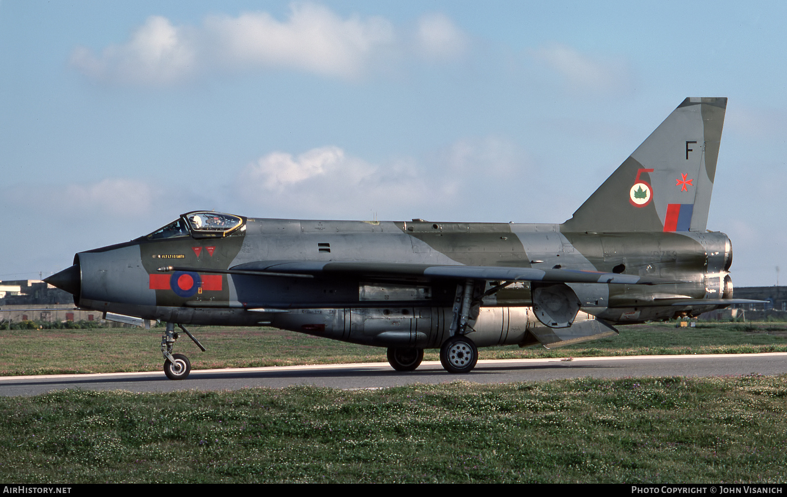 Aircraft Photo of XR753 | English Electric Lightning F6 | UK - Air Force | AirHistory.net #403582
