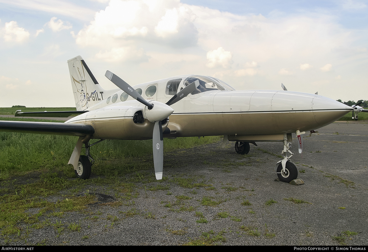 Aircraft Photo of G-GILT | Cessna 421C Golden Eagle | AirHistory.net #403616