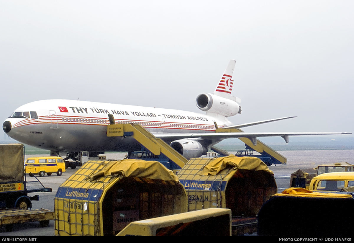 Aircraft Photo of TC-JAU | McDonnell Douglas DC-10-10 | THY Türk Hava Yolları - Turkish Airlines | AirHistory.net #403620