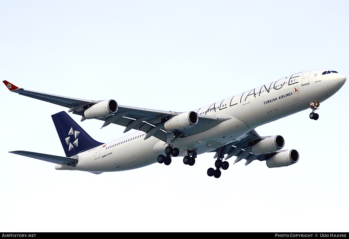 Aircraft Photo of TC-JDL | Airbus A340-311 | Turkish Airlines | AirHistory.net #403621