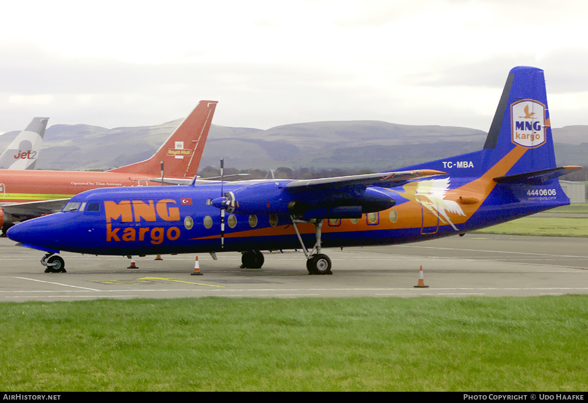 Aircraft Photo of TC-MBA | Fokker F27-500 Friendship | MNG Kargo | AirHistory.net #403632