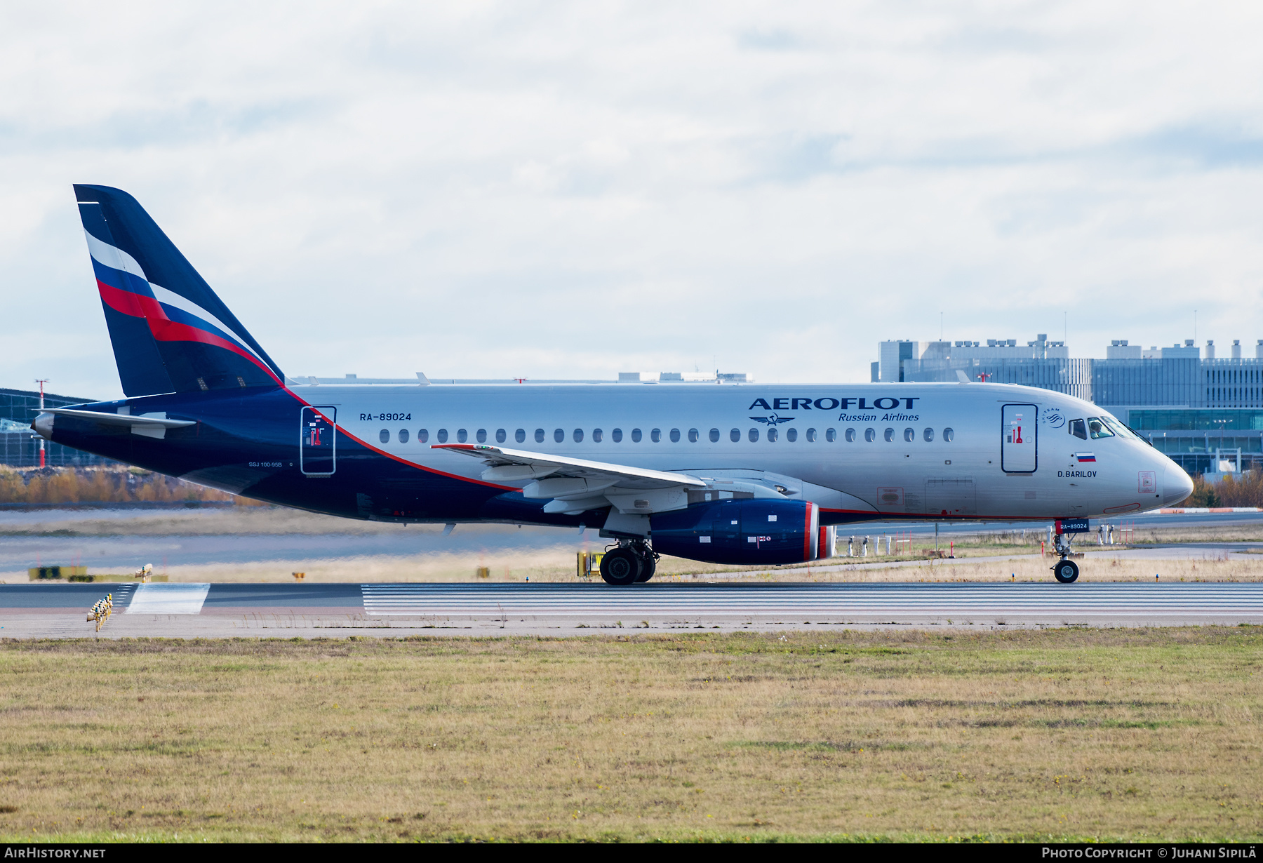 Aircraft Photo of RA-89024 | Sukhoi SSJ-100-95B Superjet 100 (RRJ-95B) | Aeroflot - Russian Airlines | AirHistory.net #403638