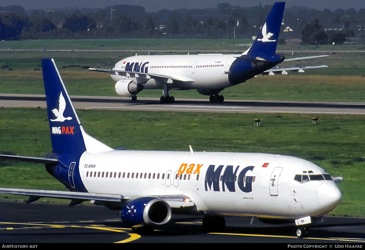 Aircraft Photo of TC-MNH | Boeing 737-448 | MNG Pax | AirHistory.net #403640