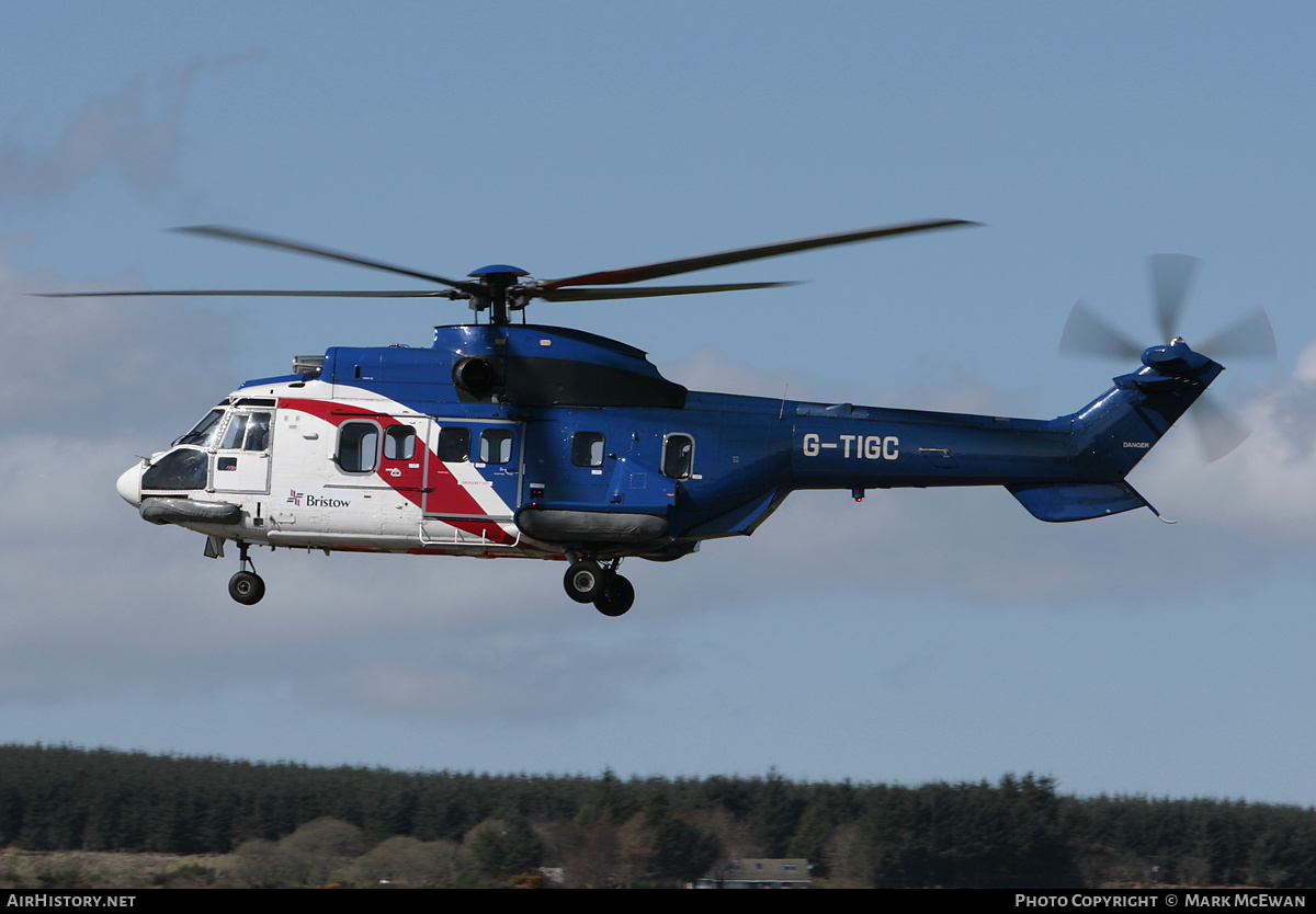 Aircraft Photo of G-TIGC | Aerospatiale AS-332L1 Super Puma | Bristow Helicopters | AirHistory.net #403642
